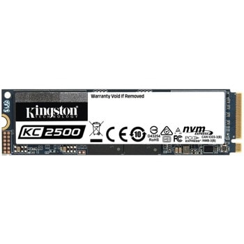 Памет SSD 2TB, Kingston KC2500, NVMe, M.2 (2280), скорост на четене 3500MB/s, скорост на запис 2900MB | JAR Computers Kingston KC2500 2000GB SKC2500M8/2000G