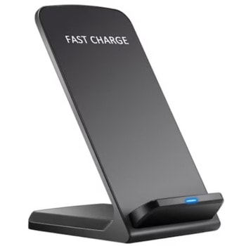 Безжично зарядно Zik AR-1000, от USB-C(ж) към безжично зареждане, 15W, със стойка, черно | JAR Computers Безжично зарядно Zik AR-1000
