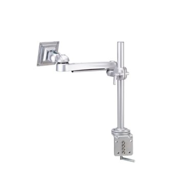 Стойка за телевизор NewStar FPMA-D920, за плот, за екрани от 10" до 30", VESA до 100x100 mm, макс. тегло до 10кг., регулируема, сребриста | JAR Computers NewStar FPMA-D920