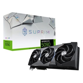 Видео карта Nvidia GF RTX 5090, 32GB, MSI SUPRIM SOC, PCI-E 5.0, GDDR7, 512-bit, DisplayPort, HDMI | JAR Computers MSI GF RTX 5090 SUPRIM SOC