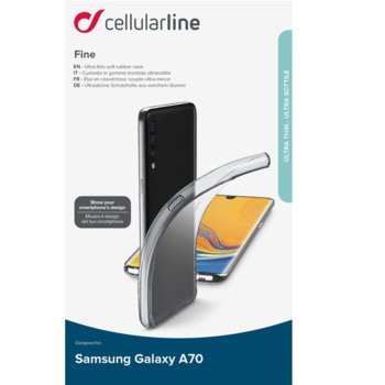 Прозрачен калъф Fine за Samsung Galaxy A70