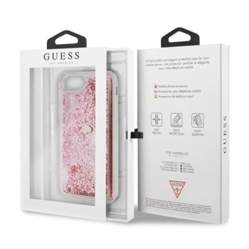 Guess Liquid Glitter Hearts GUHCI8GLHRERG