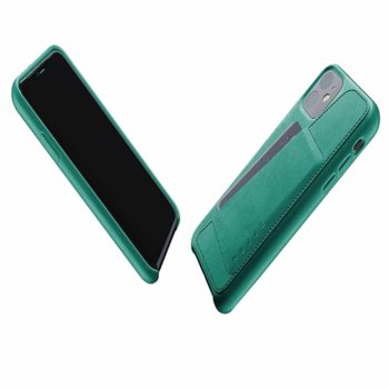 Mujjo Wallet iPhone 11 green MUJJO-CL-006-GR