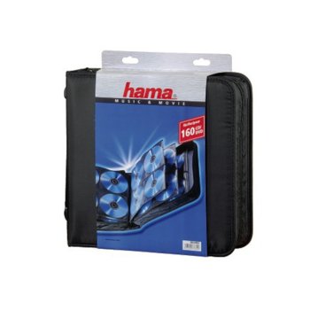Класьор HAMA (33834), за 160 диска | JAR Computers CD/DVD класьор за 160 бр.