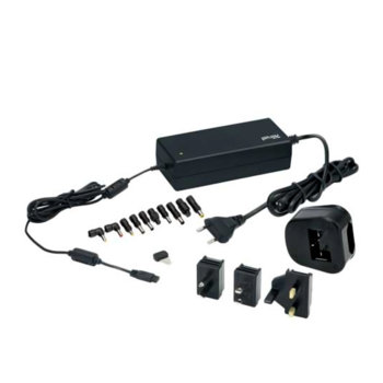 Trust PowerMaster PW-1250p, 15-24V 3/3.5A 70W, поддържа 4 вида контакти, универсално захранване за преносими компютри | JAR Computers Trust PowerMaster PW-1250p