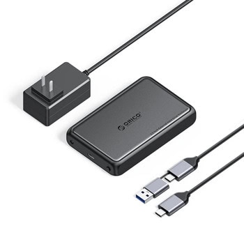 Кутия 3.5" (8.89 cm), Orico Storage Case DDL35-C3-EU-BK, за 3.5" HDD, USB Type-C, черна | JAR Computers Кутия Orico DDL35-C3-EU-BK