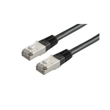 Пач кабел Roline, S/FTP, Cat.6, 5m, черен | JAR Computers Roline S/FTP Cat.6 5m 21.99.1365