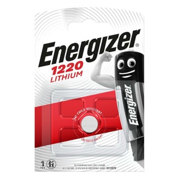 Батерия литиева Energizer, CR1220, 3V, 1бр. | JAR Computers Батерия литиева Energizer CR1220 3V 1бр.