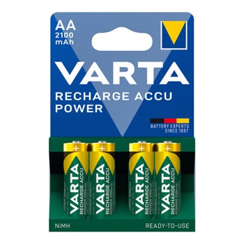 Акумулаторна батерия Varta 56706B4, AA, 1.2V, 2100mAh, Ni-MH, 4 бр. | JAR Computers Батерии Varta AA 2100mAh Ni-MH 4 бр. 56706B4