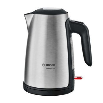 Електрическа кана Bosch TWK 6 A 813, вместимост 1.7 литра, 2400W, инокс | JAR Computers Bosch TWK 6 A 813