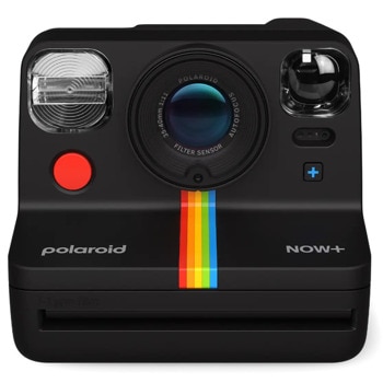Фотоапарат Polaroid Now+ Gen 2, моментални снимки, светкавица, автофокус, Bluetooth, черен | JAR Computers Polaroid Now+ Gen 2 - Black 009076