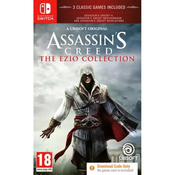 Игра за конзола Assassin's Creed: The Ezio Collection - Code in a Box, за Nintendo Switch | JAR Computers Assassins Creed The Ezio Collection Switch Code