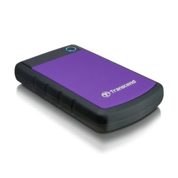 Твърд диск 1TB Transcend StoreJet H2P, лилав, 2.5" (6.35cm), външен, USB 3.0, 3г.гаранция | JAR Computers Transcend StoreJet H2P USB 2.5" 1000GB (SATA)