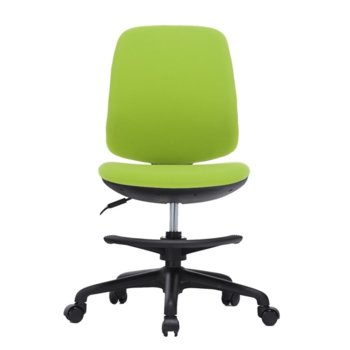 Детски стол RFG Candy Foot Black, дамаска, зелена седалка, зелена облегалка image