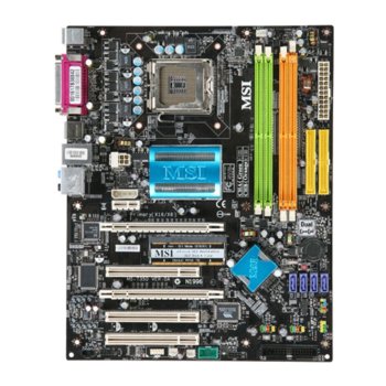 Дънна платка MSI P6N SLI-FI, Nforce 650I SLI, LGA775, DDR2, 2xPCI Express, SB7.1, Lan1000, 1394, SerialATA Raid | JAR Computers MSI P6N SLI-FI