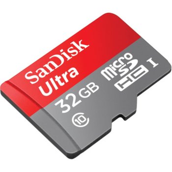 SanDisk 32GB microSDHC Card with Adapter