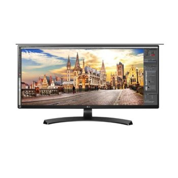 Монитор 34"(86.36 cm) LG 34UM68, IPS панел, UWHD, 5ms, 5 000 000:1, 300cd/m2, DP, HDMI | JAR Computers LG 34UM68-P