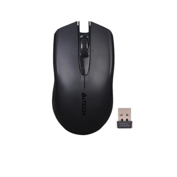 Мишка A4Tech G11-760N WL, оптична (1000 DPI), безжична, USB, черна, презареждаща батерия | JAR Computers A4 G11-760N WL /RECHARG