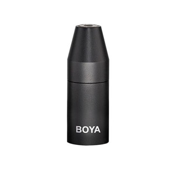 Адаптер за микрофон BOYA 35C-XLR, от 3.5mm TRS (ж) към XLR (м), черен | JAR Computers Конвертор BOYA 35C-XLR 3.5mm TRS към XLR
