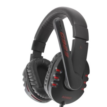 Слушалки Somic G923-BK, микрофон, гейминг, 40мм високоговорители, 15Hz - 25KHz честотен диапазон, 3.5mm jack, черни | JAR Computers Somic G923-BK