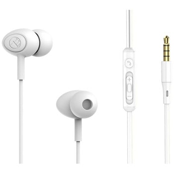 Слушалки Tellur Gamma White, микрофон, тип "тапи", AUX, бели | JAR Computers Tellur Gamma White TLL162341
