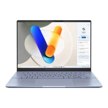 Лаптоп Asus Vivobook S 14 S5406SA-QD106X (90NB15R2-M005Z0)(син), осемядрен Intel Core Ultra 7 256V 2.2/4.8GHz, 14"(35.56cm) WUXGA OLED Display, 16GB LPDD5X, 1TB SSD NVMe, Windows 11 Pro, 1.3kg | JAR Computers Лаптоп Asus Vivobook S 14 S5406SA-QD106X (90NB15R2