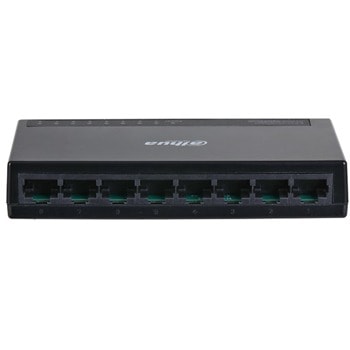 Суич Dahua PFS3008-8GT-L, 1000 Mbps, 8 порта, 8x 10/100/1000 RJ-45 | JAR Computers Dahua PFS3008-8GT-L