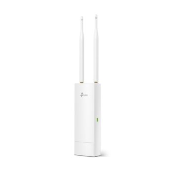 Точка за достъп TP-Link EAP110-Outdoor, 2.4GHz(300Mpbs), 1x 10/100M Ethernet Port, Passive PoE, 2x 5dBi антени, IP65 външен | JAR Computers TP-LINK EAP110-Outdoor