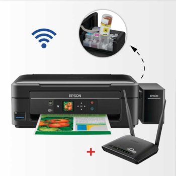 Epson L455 + D-Link DIR-605L Wi-Fi N Router