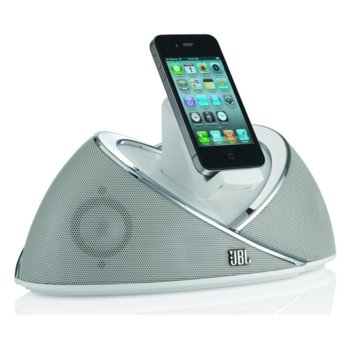 JBL On Beat - спийкър за iPad, iPhone и iPod (бял)