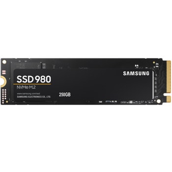 Памет SSD 250GB, Samsung 980 (MZ-V8V250BW), NVMe, M.2 (2280), скорост на четене 2900 MB/s, скорост на запис 1300 MB/s image