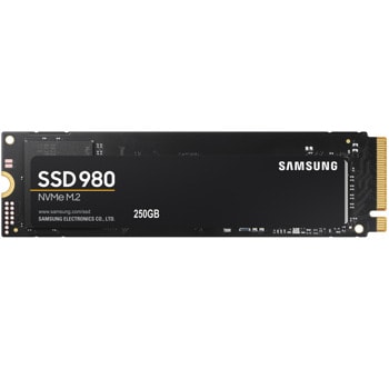 Памет SSD 250GB, Samsung 980 (MZ-V8V250BW), NVMe, M.2 (2280), скорост на четене 2900 MB/s, скорост на запис 1300 MB/s | JAR Computers Samsung MZ-V8V250BW