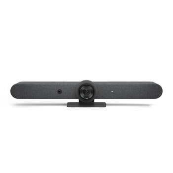 Конферентна камера Logitech Rally Bar Graphite (960-001311), 2x колони, 4K, вграден микрофон, управляема (PTZ), LAN, Wi-Fi, HDMI, USB, черна | JAR Computers Logitech Rally Bar Graphite 960-001311