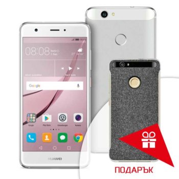 Huawei Nova Moonlight Silver + Huawei NOVA PC case