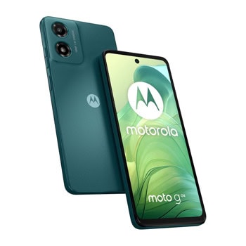 Смартфон Motorola Moto G04 (зелен), поддържа 2 SIM карти, 6.56" (16.66cm) IPS 90Hz дисплей, осемядрен Unisoc T606 1.6 GHz, 8GB RAM, 128GB Flash памет (+microSD слот), 16 & 5 Mpix камери, Android | JAR Computers Motorola Moto G04 8/128GB Sea Green PB130029PL