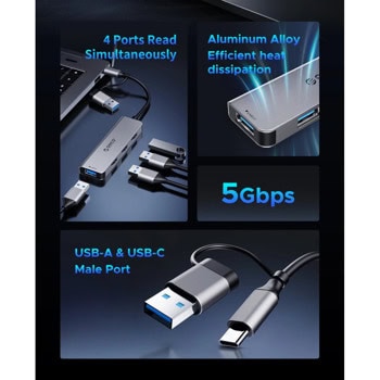 Orico YSA6-U3-GY | JAR Computers Orico YSA6-U3-GY