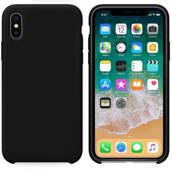 Силиконов гръб iPhone 7/8 Plus Черен Soft touch