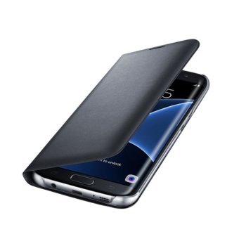 Samsung Galaxy S7 edge, LED View Cover, Black