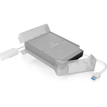 Кутия 2.5" (6.35 cm) / 3.5" (8.89 cm) RaidSonic ICY BOX IB-AC705-6G, за HDD/SSD, USB 3.0, SD Card поставка, прозрачна | JAR Computers RaidSonic ICY BOX IB-AC705-6G