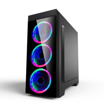 Кутия Estillo 8872 RGB Gaming ATX USB 3.0