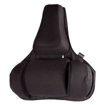 Лумбална опора за стол Fellowes, 3-секционна, черна | JAR Computers Fellowes Lumbar Support for Office Chairs