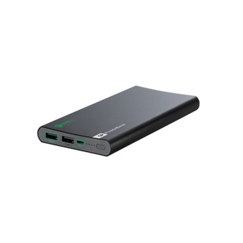 Външна батерия/power bank GP FP10M, 2x USB порта за едновременно зареждане, 10 000mAh, черна | JAR Computers GP FP10M Black