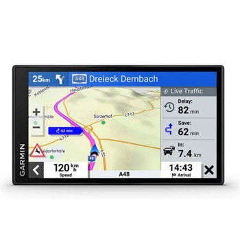 Навигация за автомобил Garmin DriveSmart 66 (010-02469-10), 6" (15.24cm) TFT Touch дисплей, 32GB вградена памет, слот за microSD, карта на Европа, Bluetooth, Wi-Fi | JAR Computers Garmin DriveSmart 66 EU MT-S 010-02469-10