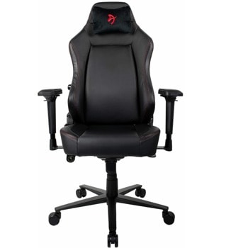 Геймърски стол Arozzi PRIMO PU, газов амортисьор, до 145kg., еко кожа, регулируеми подлакътници, черен | JAR Computers Arozzi PRIMO-PU-RD