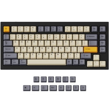Капачки за механична клавиатура Keychron Wheat Grey, 96-Keycap, US Layout image
