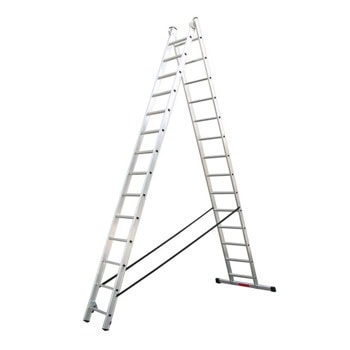 Стълба VALVNOS, алуминиева, 5.1м | JAR Computers Стълба VALVNOS алуминиева 5.1м