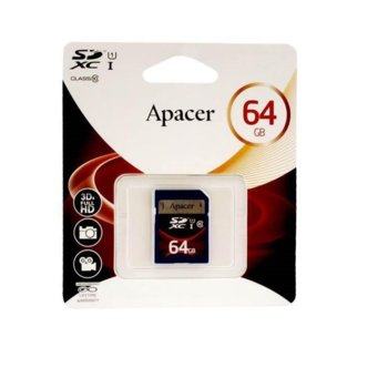 Apacer 64GB SDXC Class 10 10MB/sec min. perfor