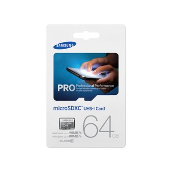 64GB microSDHC Samsung Pro UHS-I