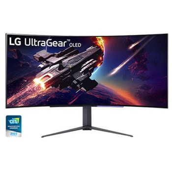 Монитор LG UltraGear 45GR95QE-B, 44.5" (113.03cm), TN панел, 240Hz, WQHD, 0.03ms, 1 500 000:1, 200cd/m2, HDMI, DisplayPort, USB | JAR Computers Монитор LG UltraGear