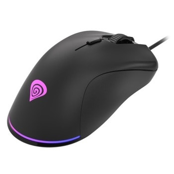 Мишка Genesis Krypton 200 Silent, oптична (6400dpi), USB, черна, гейминг, RGB подсветка | JAR Computers Genesis Krypton 200 Silent NMG-1713